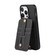 iPhone 14 Pro Max ABEEL Carbon Fiber RFID Card Holder Phone Case - Black