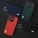 iPhone 14 Pro Max ABEEL Genuine Leather Luolai Series Phone Case - Red