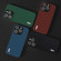 iPhone 14 Pro Max ABEEL Genuine Leather Silky Soft Black Edge Phone Case - Coffee