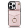 iPhone 14 Pro Max Anti-theft RFID Card Slot Phone Case - Rose Gold