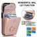 iPhone 14 Pro Max Anti-theft RFID Card Slot Phone Case - Rose Gold