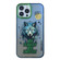 iPhone 14 Pro Max Aurora Series Painted Pattern Phone Case - Wolf