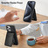 iPhone 14 Pro Max AwQuer Vertical Flip Card Bag Holder Leather Phone Case - Black