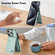 iPhone 14 Pro Max AwQuer Vertical Flip Card Bag Holder Leather Phone Case - Green