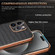 iPhone 14 Pro Max AZNS Electroplated Frame Crocodile Texture Full Coverage Phone Case - Blue