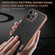 iPhone 14 Pro Max AZNS Electroplated Frame Crocodile Texture Full Coverage Phone Case - Brown