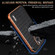 iPhone 14 Pro Max AZNS Electroplated Frame Crocodile Texture Full Coverage Phone Case - White