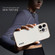 iPhone 14 Pro Max AZNS Electroplated Frame Crocodile Texture Full Coverage Phone Case - White
