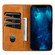 iPhone 14 Pro Max AZNS Magnetic Calf Texture Flip Leather Phone Case - Light Brown