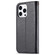 iPhone 14 Pro Max AZNS Sheepskin Texture Horizontal Flip Leather Case - Black