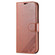 iPhone 14 Pro Max AZNS Sheepskin Texture Horizontal Flip Leather Case - Brown