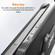 iPhone 14 Pro Max Baking Varnish 360 Rotate Holder No Frame PC Phone Case - Black