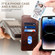 iPhone 14 Pro Max Baroque Simple Flip Leather Phone Case - Dark Brown
