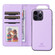 iPhone 14 Pro Max BETOPNICE BN-005 2 in 1 Detachable Imitate Genuine Leather Phone Case - Light Purple