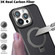 iPhone 14 Pro Max Carbon Fiber MagSafe Holder Phone Case - Black