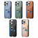 iPhone 14 Pro Max Carbon Fiber Ring Side Insert Card Bag MagSafe Phone Case - Brown