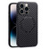 iPhone 14 Pro Max Carbon Fiber Texture MagSafe Magnetic Phone Case - Black