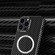iPhone 14 Pro Max Carbon Fiber Texture MagSafe Magnetic Phone Case - Black Red
