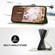 iPhone 14 Pro Max Cartoon Cats Leather Phone Case - Green