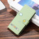 iPhone 14 Pro Max Cartoon Cats Leather Phone Case - Green