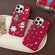 iPhone 14 Pro Max Christmas Series Frosted PC Hybrid TPU Leather Phone Case - 3D Christmas