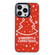 iPhone 14 Pro Max Christmas Series PC Full Coverage Pattern Phone Case - CK046 Black
