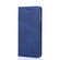 iPhone 14 Pro Max Cow Texture Magnetic Leather Phone Case - Blue