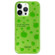 iPhone 14 Pro Max Creative Edge Small Fresh Pattern TPU + PC Phone Case - Green