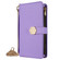 iPhone 14 Pro Max Crossbody Handle Cross Texture Leather Phone Case - Purple