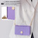 iPhone 14 Pro Max Crossbody Handle Cross Texture Leather Phone Case - Purple