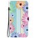 iPhone 14 Pro Max Crystal Texture Colored Drawing Leather Phone Case - Sunflowers
