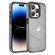 iPhone 14 Pro Max Crystal TPU Hybrid PC Phone Case - Transparent Black