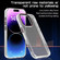 iPhone 14 Pro Max Crystal TPU Hybrid PC Phone Case - Transparent Black