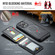 iPhone 14 Pro Max DG.MING K1 MagSafe Detachable Wallet RFID Back Cover Phone Case - Black