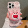 iPhone 14 Pro Max Doll Plush PU Hybrid PC Phone Case - Pink