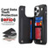 iPhone 14 Pro Max Double Buckle Rhombic PU Leather Phone Case - Black