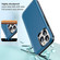 iPhone 14 Pro Max Double Solid Color Armor Phone Case - Blue
