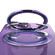iPhone 14 Pro Max Electroplated 360 Degree Bracket MagSafe Magnetic Phone Case - Transparent Purple