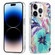 iPhone 14 Pro Max Electroplated Symphony Phone Case - Watercolor Flower