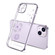iPhone 14 Pro Max Electroplating Diamond Dandelion TPU Phone Case - Purple
