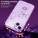 iPhone 14 Pro Max Electroplating Diamond Dandelion TPU Phone Case - Purple