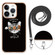 iPhone 14 Pro Max Electroplating Dual-side IMD Phone Case with Lanyard - Natural Growth