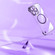 iPhone 14 Pro Max Electroplating Frameless Magsafe Magnetic PC Phone Case - Silver