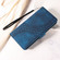 iPhone 14 Pro Max Embossed Rhombus Starry Leather Phone Case - Blue