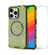 iPhone 14 Pro Max ENKAY Hat-Prince Honeycomb MagSafe Shockproof Phone Case with Large Arc Edge Film - Green