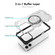 iPhone 14 Pro Max ENKAY Hat-Prince Honeycomb MagSafe Shockproof Phone Case with Large Arc Edge Film - Grey