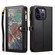 iPhone 14 Pro Max ESEBLE Star Series Lanyard Zipper Wallet RFID Leather Case - Black