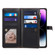 iPhone 14 Pro Max ESEBLE Star Series Lanyard Zipper Wallet RFID Leather Case - Black