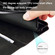 iPhone 14 Pro Max Fashion Calf Texture Zipper Horizontal Flip Leather Phone Case - Black