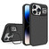 iPhone 14 Pro Max Folding Holder Carbon Fiber MagSafe Phone Case - Black